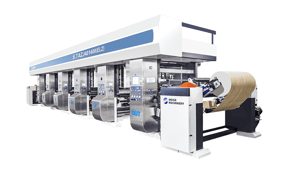 S.TAZJ401400 (ELZ) 4-Foot Medium-High Speed ELS-type Gravure Printing Machine cho giấy trang trí gỗ công nghiệp